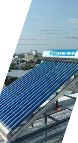 dự án thi công lắp đặt bồn máy năng lượng mặt trời nhà chị TRâm-2